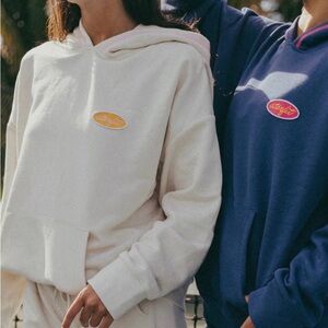 Star Fit Court Hoodie Bone color